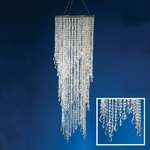 Acrylic Chandelier 10x34 34″ by Natural Star from Instaballoons