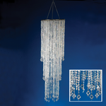 Acrylic Chandelier 38″ by Natural Star from Instaballoons