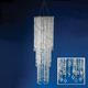 Clear Acrylic Chandelier 38″