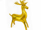 Gold Deer Reindeer 49" Balloon (Air-fill only)