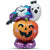 Airloonz Spooky Ghost Pumpkin 53″ Foil Balloon by Anagram from Instaballoons