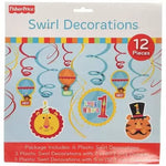 Amscan 1st Birthday Hanging Swirl Decoration Kit ( count)
