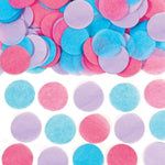 Amscan Balloon Accessories Blue, Pink, Purple Tissue Paper Confetti 0.8 oz