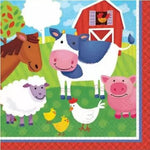 Amscan Barnyard Fun Beverage Napkins (16 count)