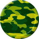 Camouflage Round Plate 7″ (8 count)