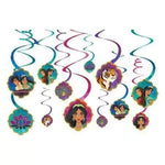 Amscan Disney Aladdin Spiral Decoration (12 count)