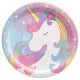 Enchanted Unicorn Paper Plates 7″ (8 count)