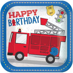 Amscan First Responders Birthday Plates 9″ (8 count)