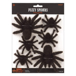 Amscan Fuzzy Spider Decorations Multi-Pack
