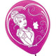 Cinderella Print Assorted 12″ Latex Balloons (6 count)