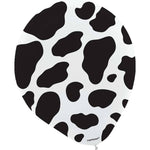 Amscan Latex Cow Print 12" Latex Balloons (6 Count)