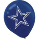 Cowboys 12″ Latex Balloons (6 Count)