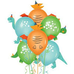 Amscan Latex Dinosaur Dino-mite Balloon Decorating Kit 12″ Latex Balloons (6)