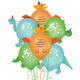Dinosaurio Dino-mite Kit de decoración de globos Globos de látex de 12 ″ (6)