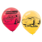 Amscan Latex Disney Cars 3 Lightning McQueen & Cruz 12″ Latex Balloons (6)