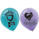 Disney Descendants 2 Globos de látex de 12" (6 unidades)