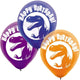 Happy Birthday Prehistoric Dinosaurs 12″ Latex Balloons (6 count)