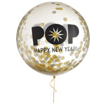 Amscan Latex Happy New Year Confetti Balloon 24″ Latex Balloon