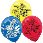 Amscan Latex Justice League 12" Latex Balloons (6 Count)