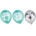 Amscan Latex Koala Latex Balloons 12″ Latex Balloons (6 count)