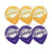 Amscan Latex LA Lakers 12″ Latex Balloons (6)