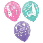 Amscan Latex Llama Fun 12" Latex Balloons (6 Count)