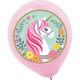 Magical Pink Unicorn 12″ Latex Balloons (5 Count)