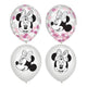 Minnie Mouse Forever Globos de látex de 12″ rellenos de confeti (6)