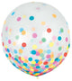 Globo de Látex de 24″ Relleno de Confeti Multicolor