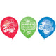 Party Town Globos de látex de 12″ (6 unidades)