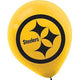 Pittsburg Steelers Globos de látex de 12" (6 unidades)