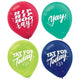 Signs of the Times Yay! Hooray! 12″ Latex Balloons (6)