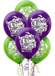 Amscan Latex Teenage Mutant Ninja Turtles Latex Balloons 12" Latex Balloons (6 Count)