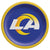 Amscan Los Angeles Rams Paper Plates 9″ (8 count)