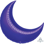 Amscan Mylar & Foil Crescent Moon Purple  26″ Balloon