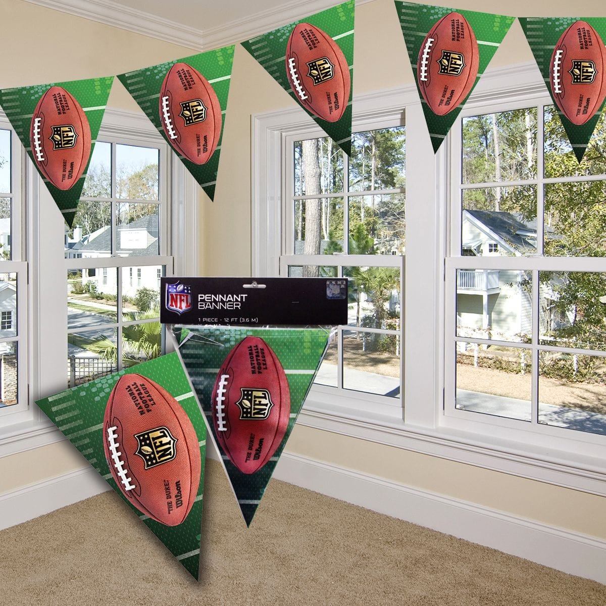 NFL Football 12 foot Pennant Banner – instaballoons Wholesale