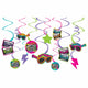 '80s Value Pack Swirl Decorations (12 count)