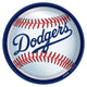 LA Dodgers Baseball 9" Paper Plates (8 count)