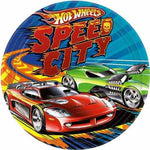 Amscan Party Supplies 9" Plate Hot Wheels Speed City (8 count)