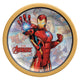 Platos de papel Avengers Iron Man 7″ (8 unidades)