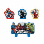Amscan Party Supplies Avengers Power Unite Birthday Candle Set (4 count)