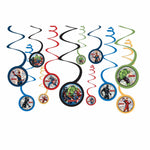 Amscan Party Supplies Avengers Powers Unite Spiral Decorations (12 count)