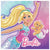 Amscan Party Supplies Barbie Mermaid Beverage Napkins (16 count)