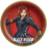 Amscan Party Supplies Black Widow 7" Round Plates (8 count)