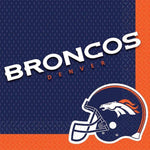 Amscan Party Supplies Broncos Lunch Napkins (16 count)