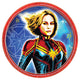 Captain Marvel 7in Plates 7″ (8 count)