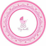 Amscan Party Supplies Celebrate Girl Plates 7″