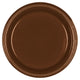 Choc Brown 10.25in Platos 20ct 25″ (20 unidades)