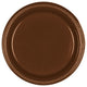 Choc Brown 7in Platos 20ct 7″ (20 unidades)