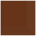 Amscan Party Supplies Choc Brown Lunch Napkins 2Ply 50ct (50 count)